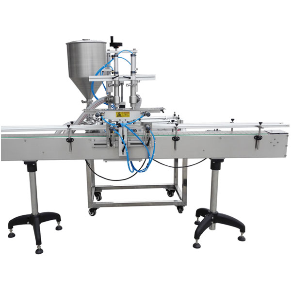 雙頭辣椒醬灌裝機(jī)-半自動(dòng)雙頭辣椒醬灌裝設(shè)備